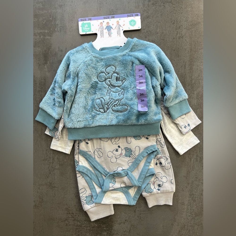 NWT Disney Mickey Mouse Set - 3 months